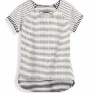 Loveappella stitchfix tomos contrast hem knit top
